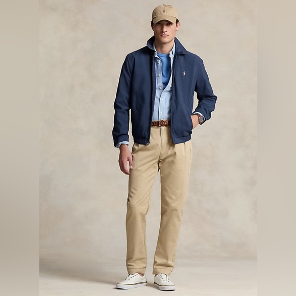 Polo Ralph Lauren Classic Navy Bi-Swing Zip Jacket Size XL Preppy Sporty - Picture 3 of 16